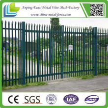 1.8m High W Section Palisade Fence with Powder Coating